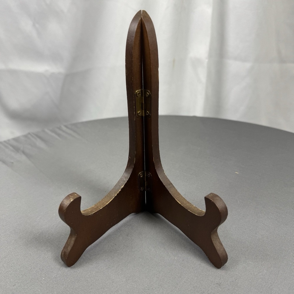 7" Hinged‎  Wood Vintage Display Easel
